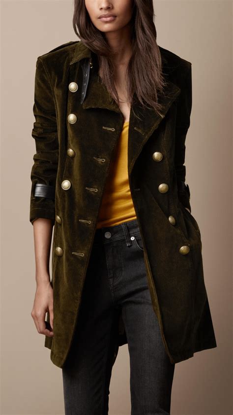 trench court femme burberry|burberry corduroy trench coat.